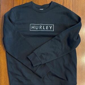 Hurley Men's Black Crewneck Sweater